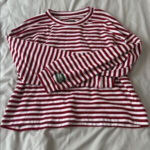 DAILY DRILLS STRIPED COTTON LONG SLEEVE